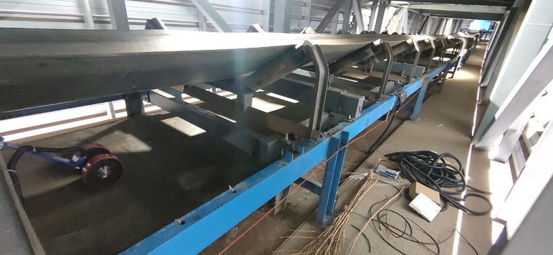 ICS-14A電子皮帶秤在造紙污泥處理應用中安裝調試完畢，計量精準穩(wěn)定！
